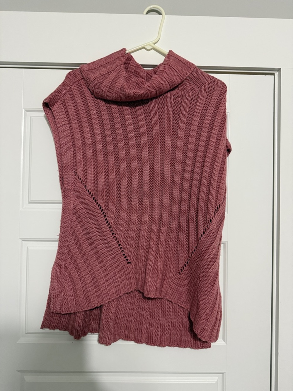 Kori Sleeveless Cowl Neck Knit Top - Rose Mauve